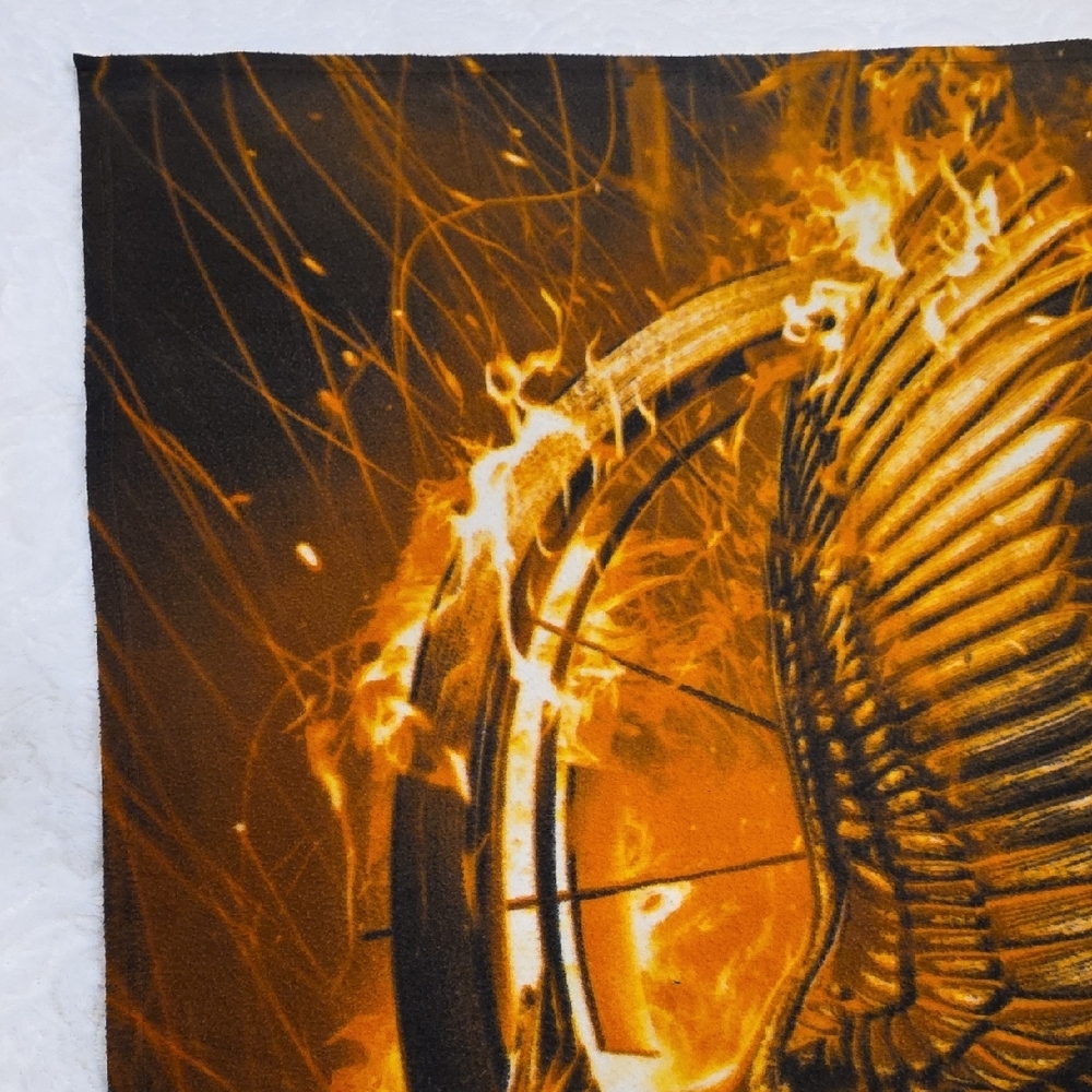 The Hunger Games Tapestry - Fiery Orange and Black - Picture 4 of 7